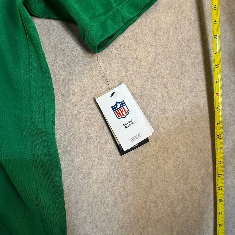 NWT Nike NFL Philadelphia Eagles Jalen Hurts #1 Kelly Green Throwback Jersey  L